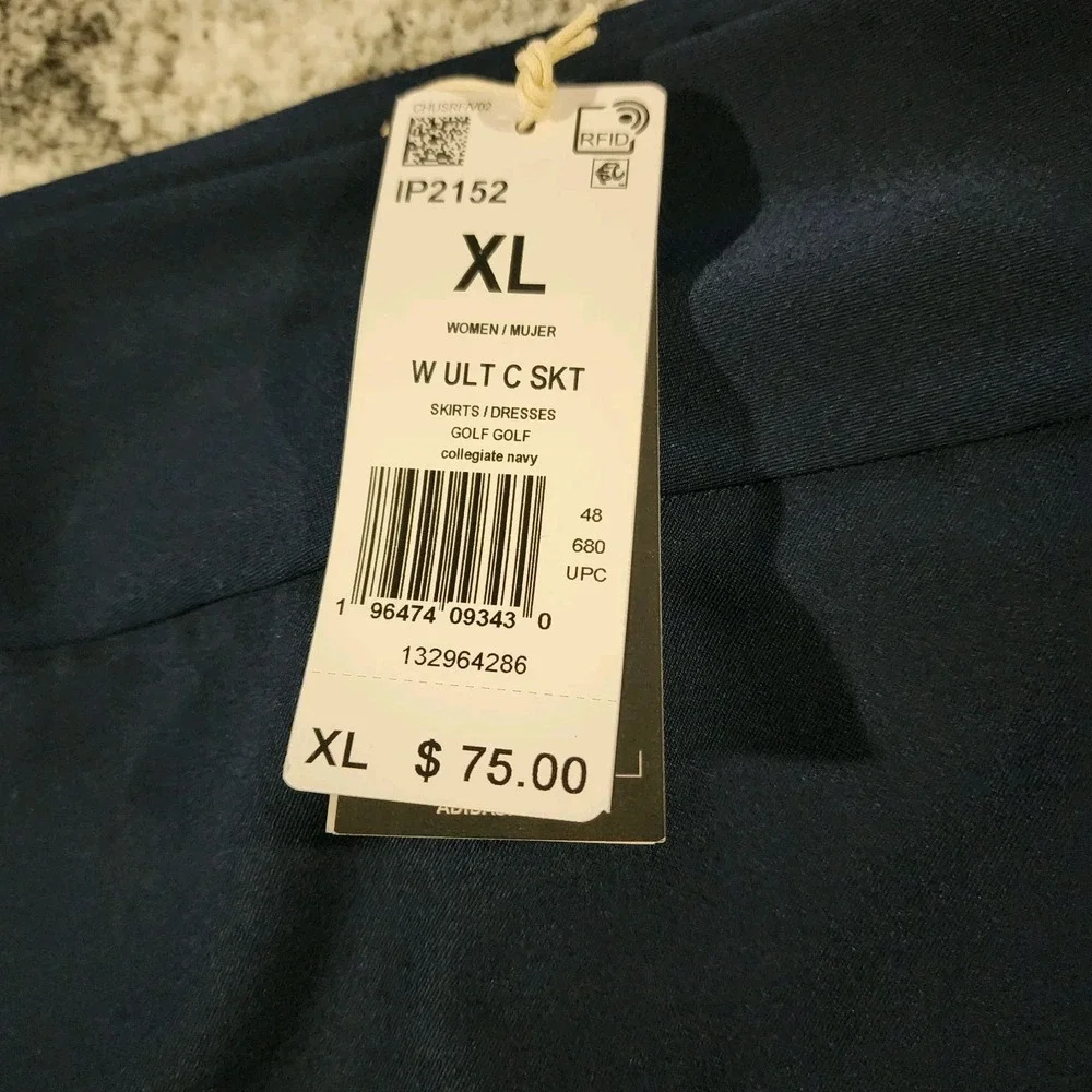 ADIDAS GOLF SKORT WOMENS XL BLUE ULTIMATE365 SKIRT SHORTS PERFORMANCE NEW $75‎ - Picture 7 of 12
